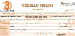 modello 730 2018 istruzioni - Włochy podatek dochodowy