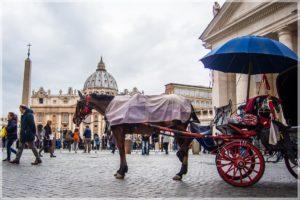 Konie w Rzymie, Watykan