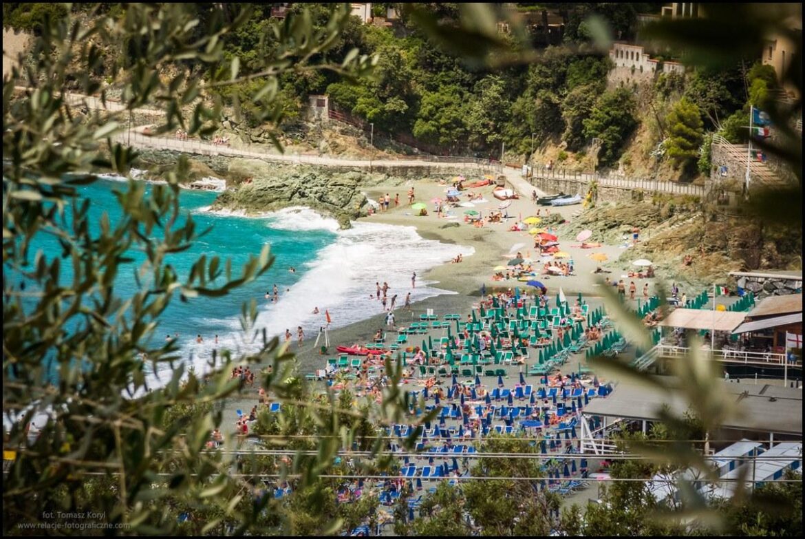 Bonassola plaża – alternatywa dla Levanto, Liguria