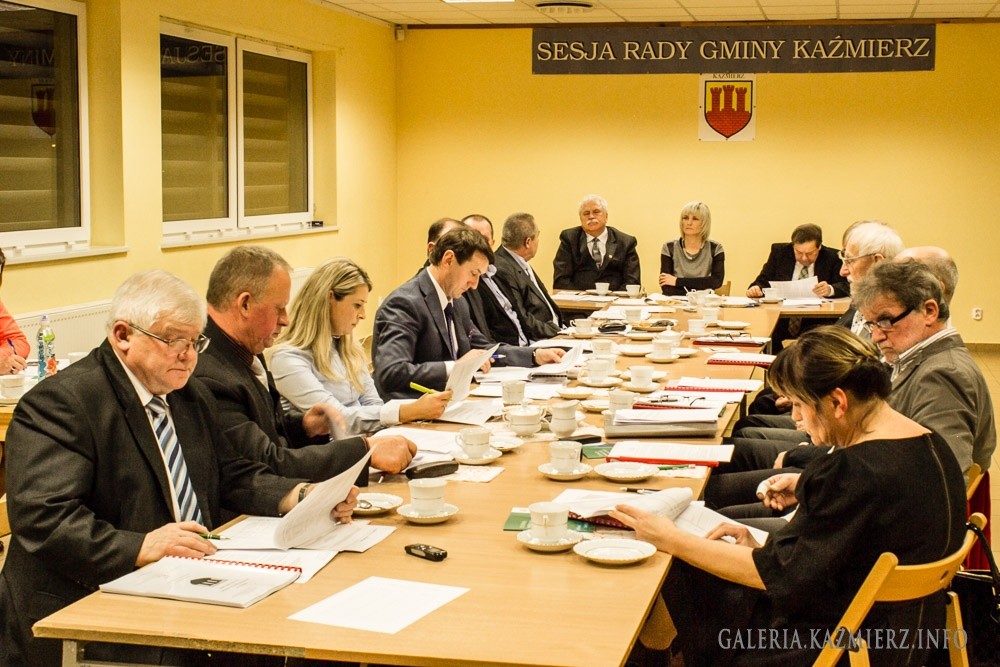 Rada Gminy Kaźmierz – sesje, komisje