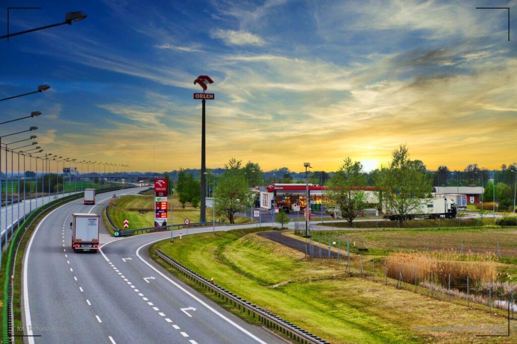 Stacja Paliw ORLEN, autostrada A2, restauracja MOP Sędzinko| Wielkopolska
