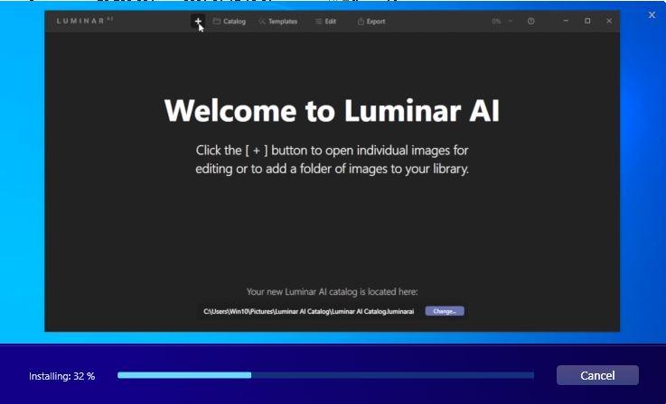 Luminar AI update 1.0.1