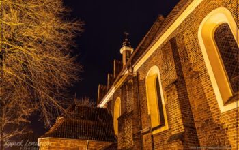 Nocny kościół w Kaźmierzu