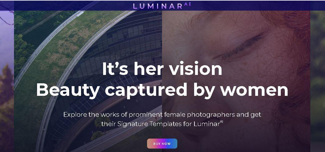 Luminar AI sale campaign Woman’s Day