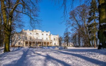 Zimowe Jankowice: park i pałac