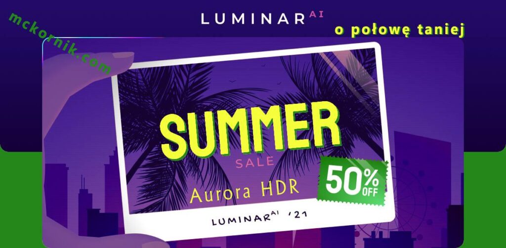 Luminar AI Aurora HDR 50% 